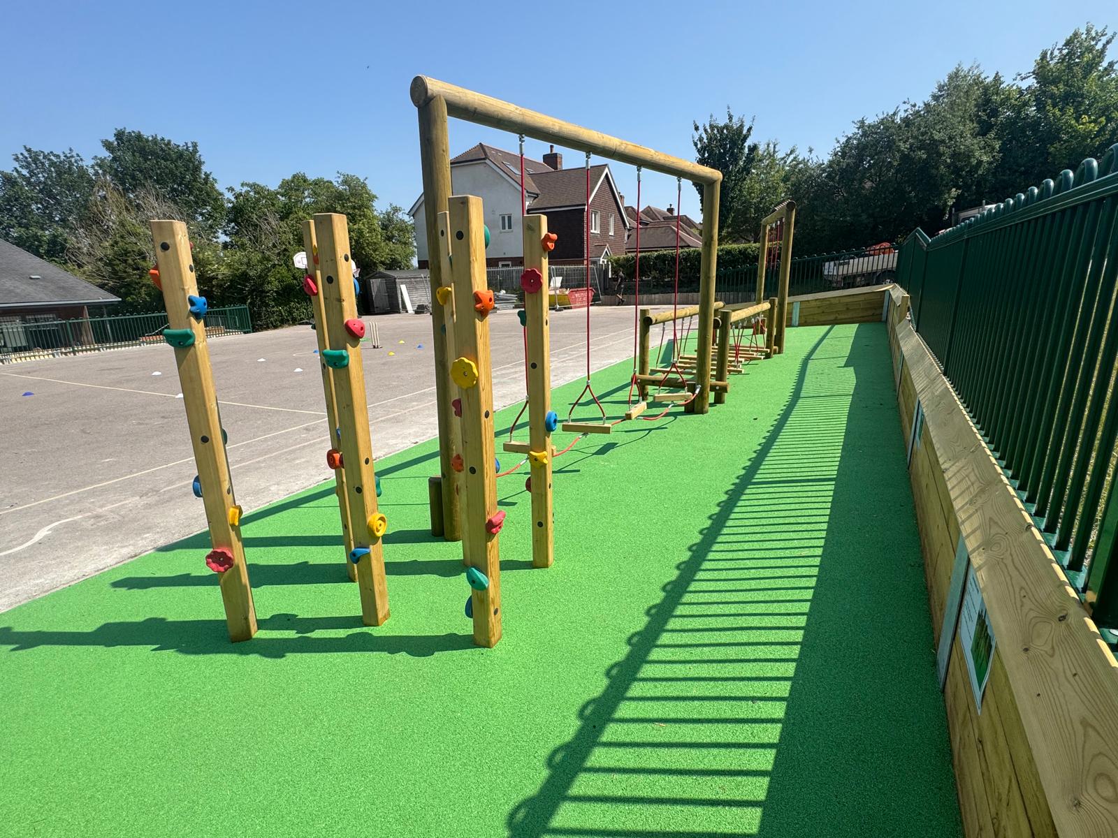 Wetpour Rubber at Ashwell Primary School, Hertfordshire